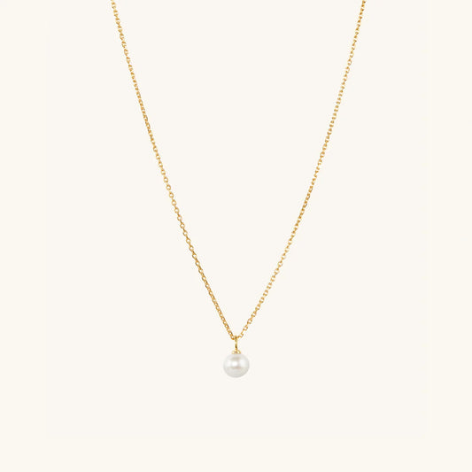 Mini Pearl Pendant Necklace